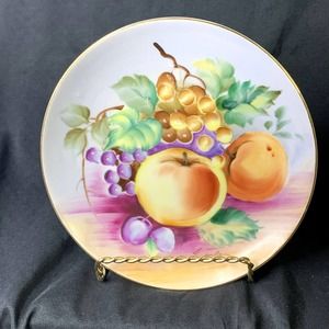 Ucagco China Hand Painted Japan Fruit Plate